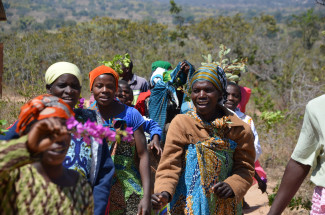 Frauengruppe in Ikwete